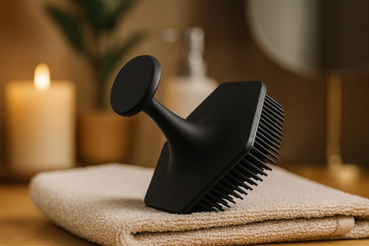 Silicone Face Scrubber & Shaving Massage Brush