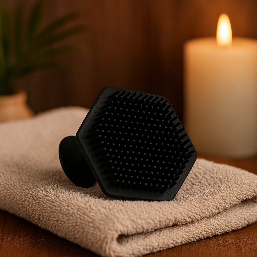 Silicone Face Scrubber & Shaving Massage Brush