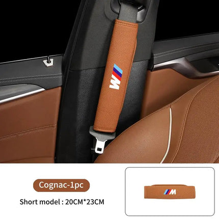 BMW Seat Belt Cover – Leather, Perforated