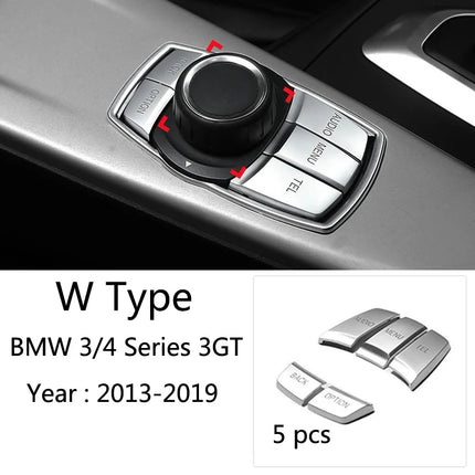 BMW 3/4 Series F30 F31 F32 F36 3GT 320i – Carbon Fiber Gear Shift Panel Cover"