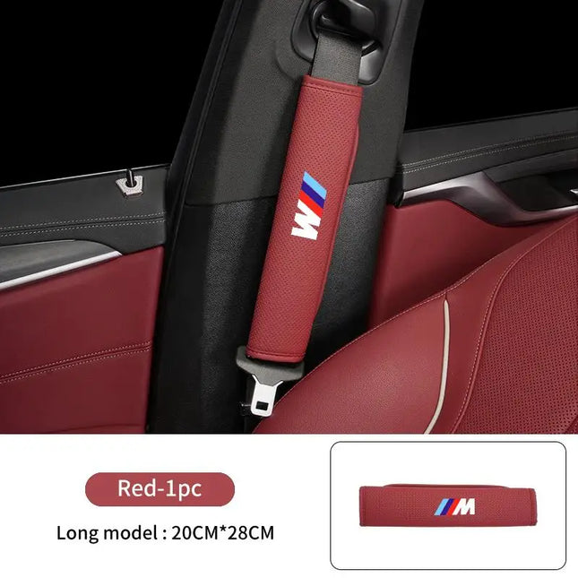 BMW Seat Belt Cover – Leather, Perforated