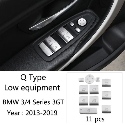 BMW 3/4 Series F30 F31 F32 F36 3GT 320i – Carbon Fiber Gear Shift Panel Cover"