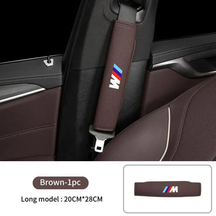 BMW Seat Belt Cover – Leather, Perforated