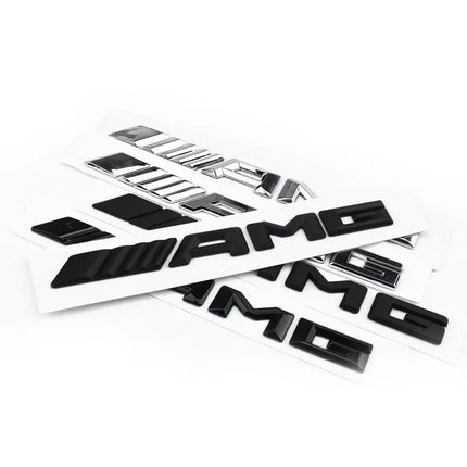 Mercedes-Benz 3D AMG Rear Badge – Premium Metal Emblem