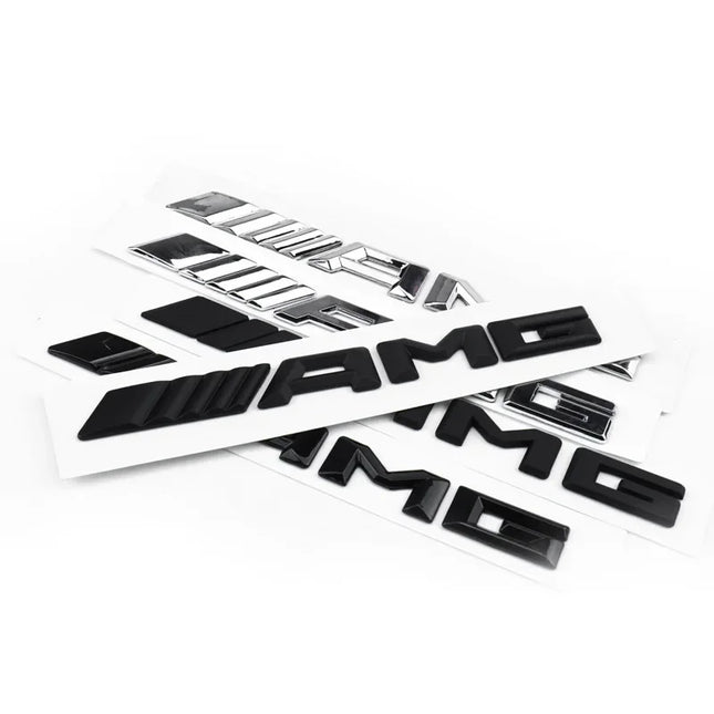 Mercedes-Benz 3D AMG Rear Badge – Premium Metal Emblem