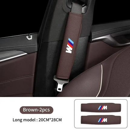 BMW Seat Belt Cover – Leather, Perforated