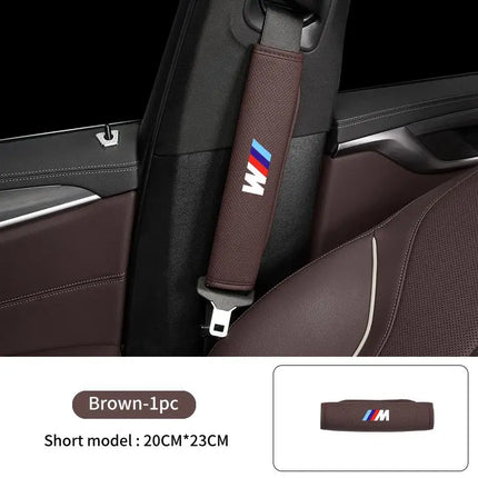 BMW Seat Belt Cover – Leather, Perforated