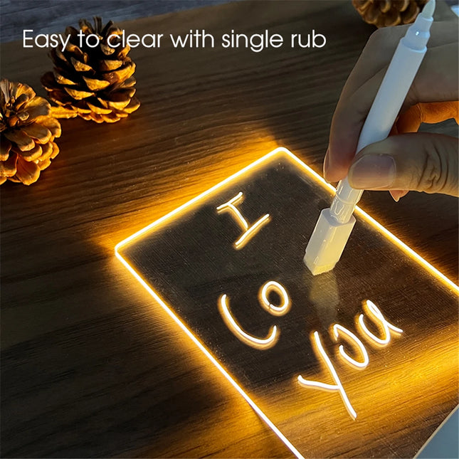 GlowBoard – LED Schrijfbord met Verlichting