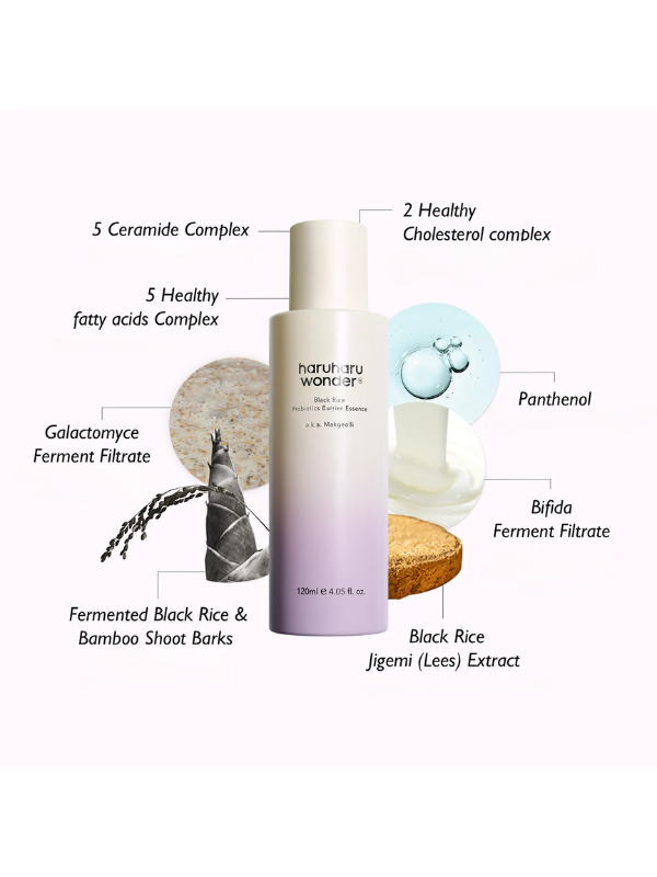 haruharu wonder Black Rice Probiotics Barrier Essence 120ml